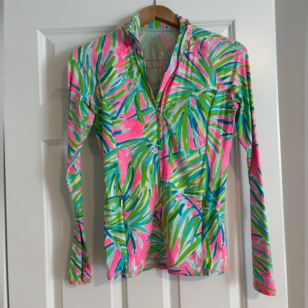 Lilly Pulitzer Luxletic Pastel Palm Top